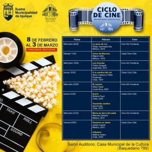 Ciclo de Cine en Casa de la Cultura Iquique 2023