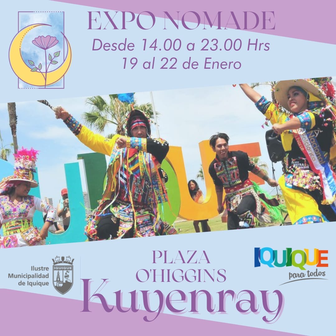 Expo Nomade Kuyenray en Plaza O'Higgins