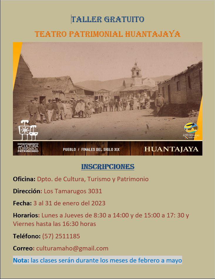 Taller Teatro Patrimonial Huantajaya