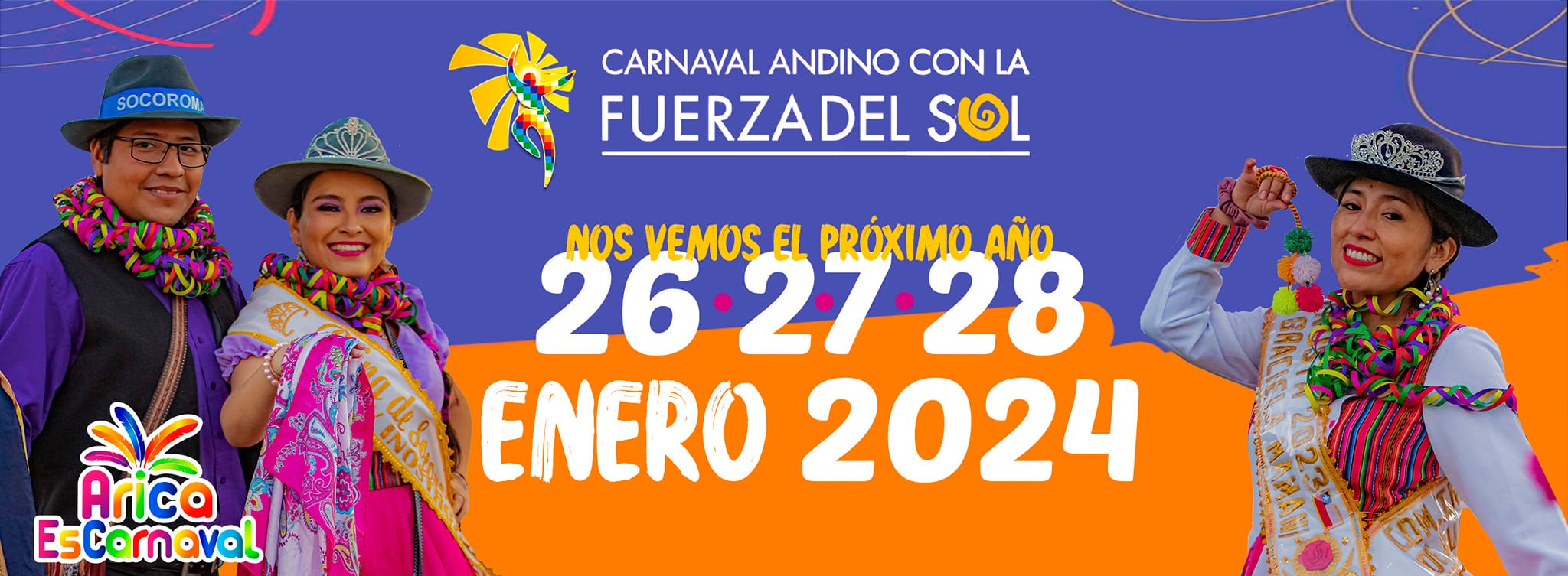Carnaval Andino con la Fuerza del Sol Arica 2024