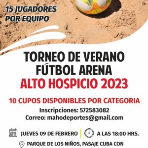 Torneo de Verano Futbol Arena Alto Hospicio 2023