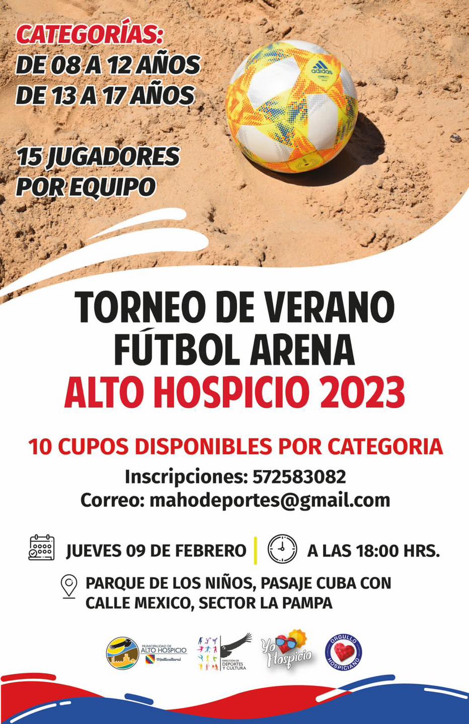 Torneo de Verano Futbol Arena Alto Hospicio 2023