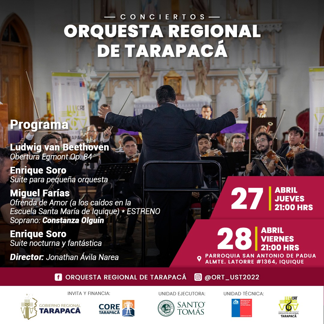 Concierto Orquesta Regional de Tarapacá