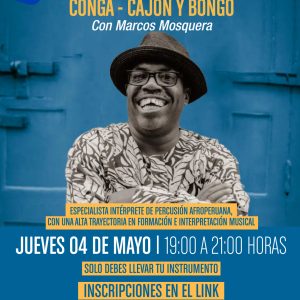 Taller Inicial Afroperuano Conga, Cajón y Bongó