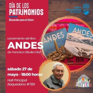 Lanzamiento del libro ANDES de Francisco Sibulka