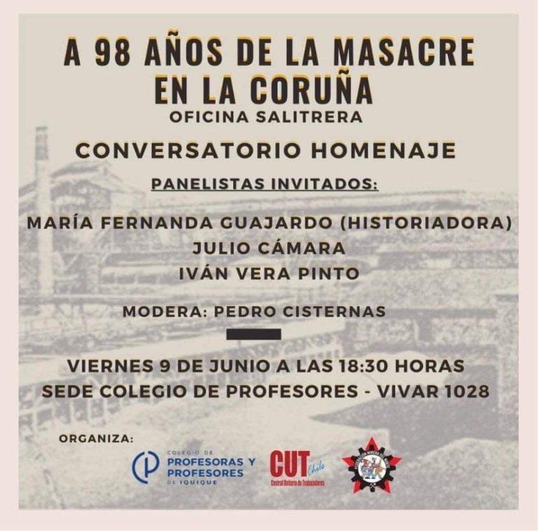A 98 años de la Masacre en la Coruña