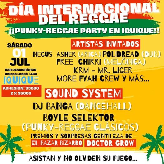 Dia internacional del Reggae Iquique