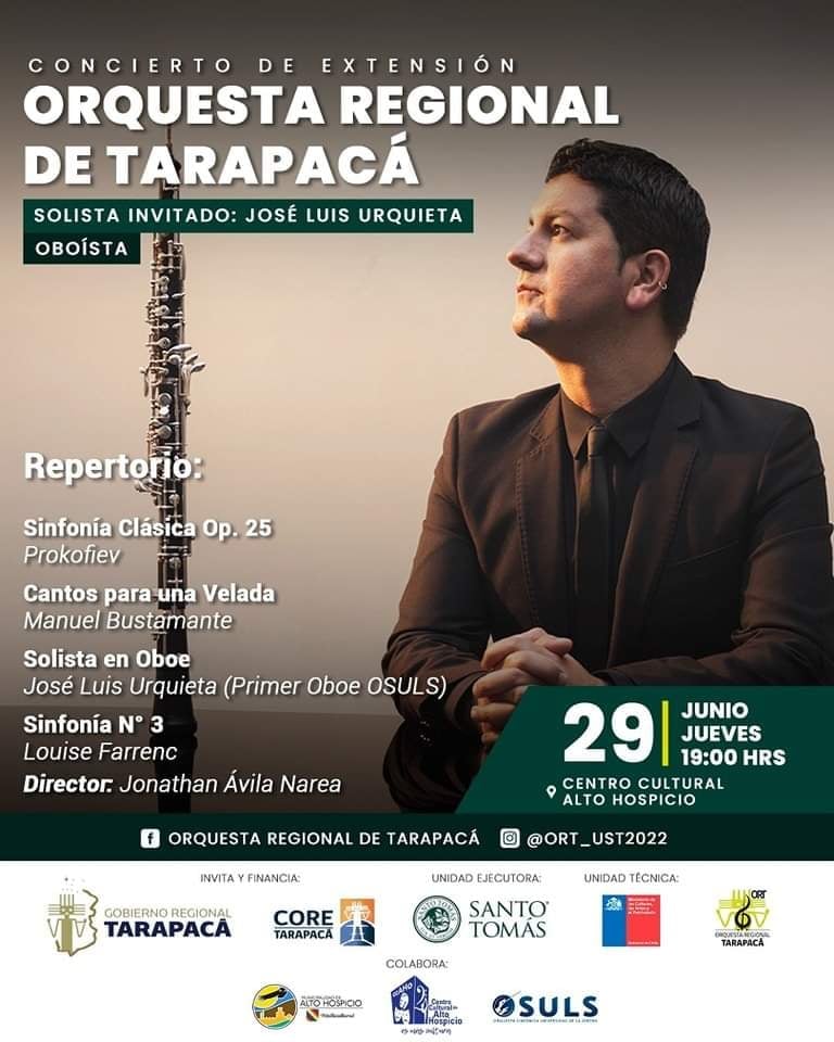 Orquesta Regional de Tarapaca y Jose Luis Urquieta