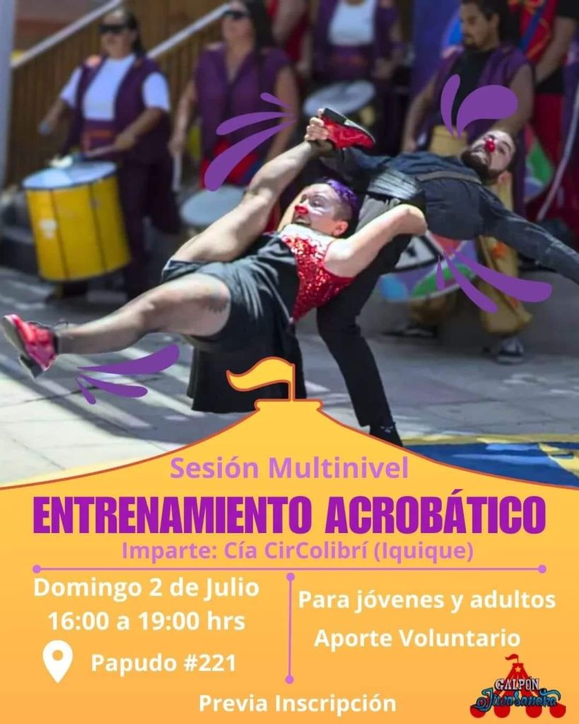 Sesión Multinivel de Entrenamiento Acrobático