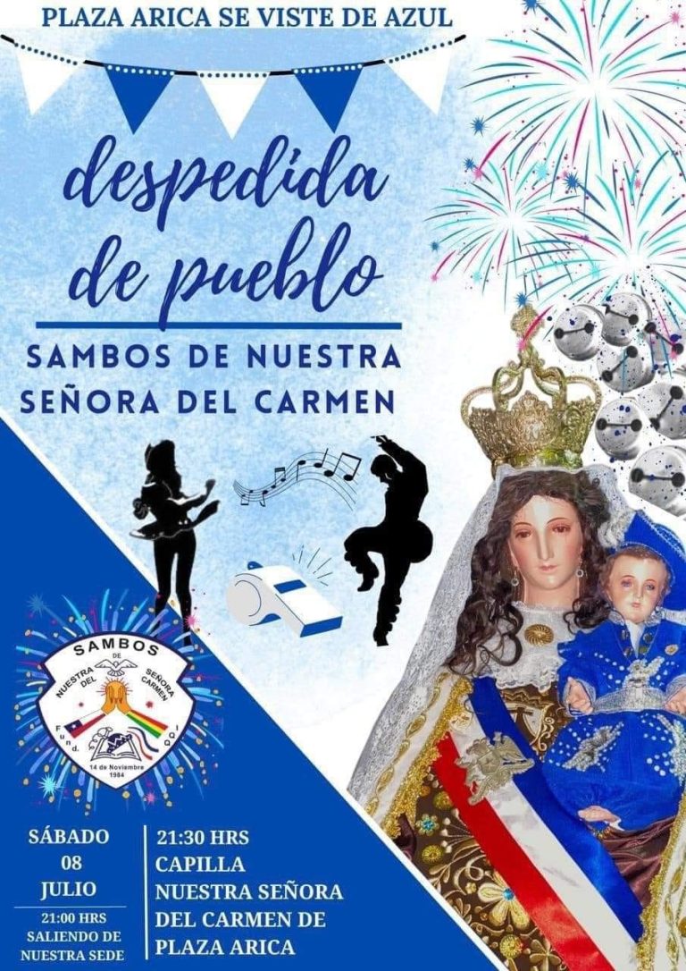 Despedida de Pueblo Sambos de Nuestra Señora del Carmen