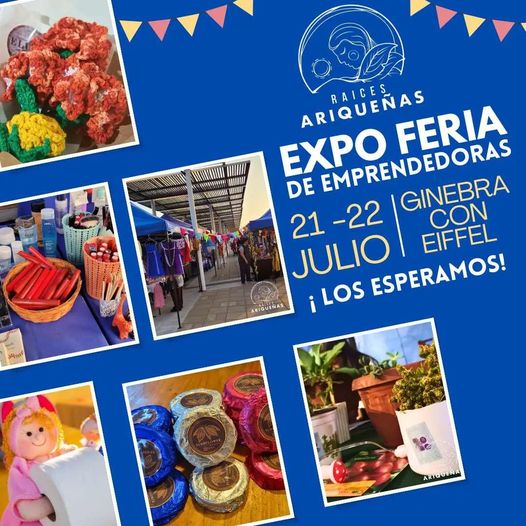 Expo Feria de Mujeres Emprendedoras Raíces Ariqueñas