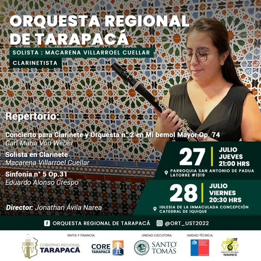 Orquesta Regional de Tarapaca + Macarena Villarroel Cuellar