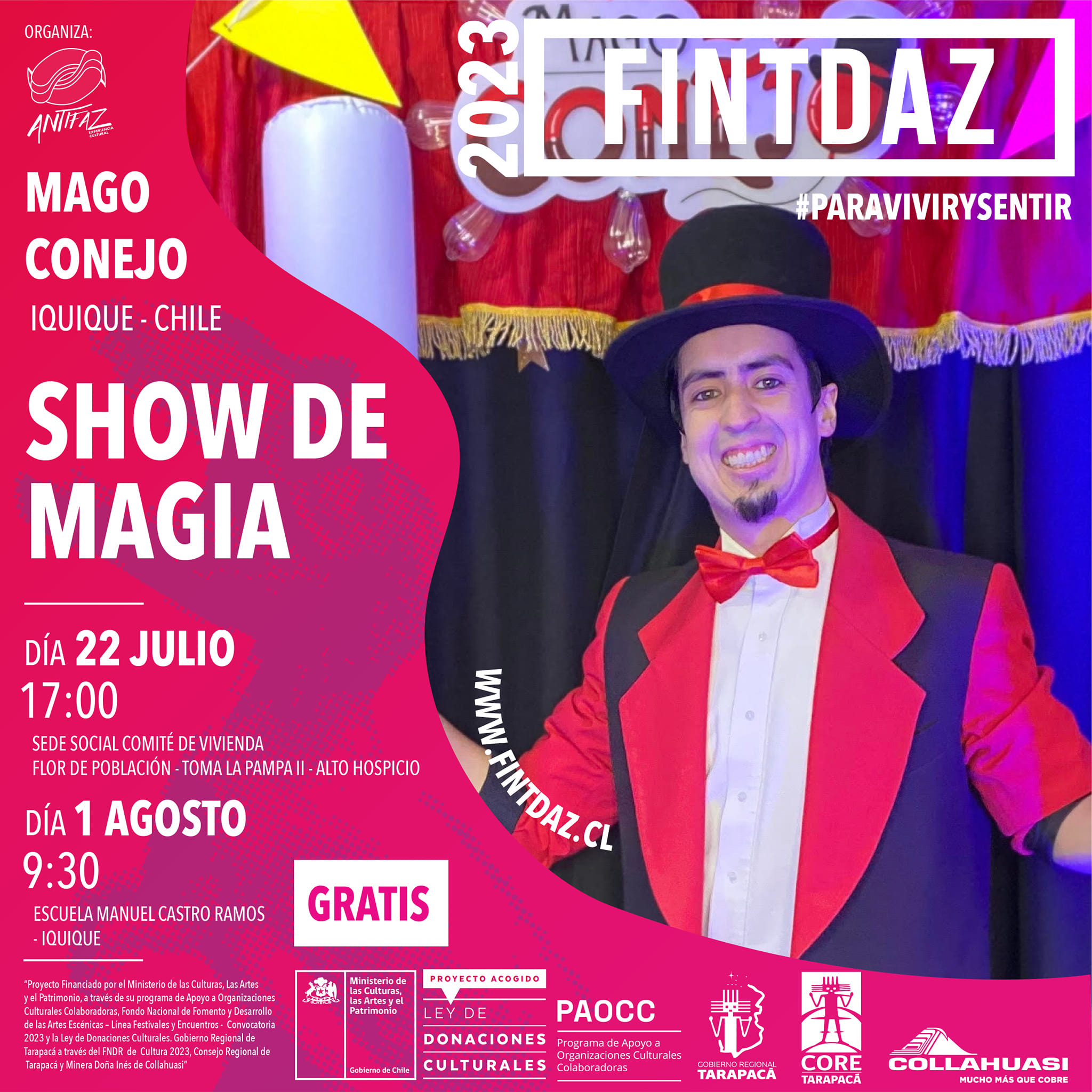 Show de Magia Mago Conejo FINTDAZ 2023