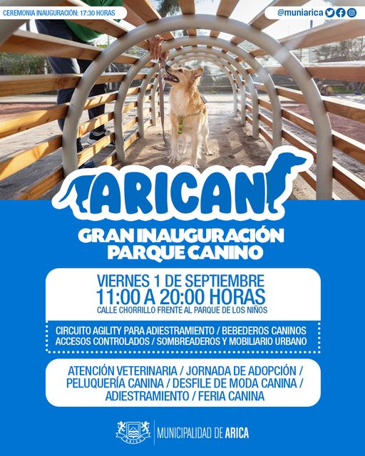 Inauguracion Parque Canino ARICAN