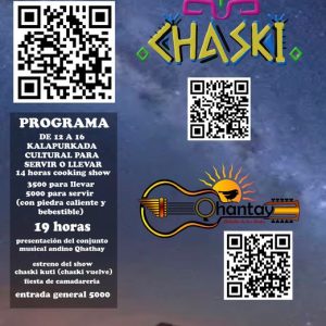 Jornada Cultural para el retorno de Agrupación Chaski
