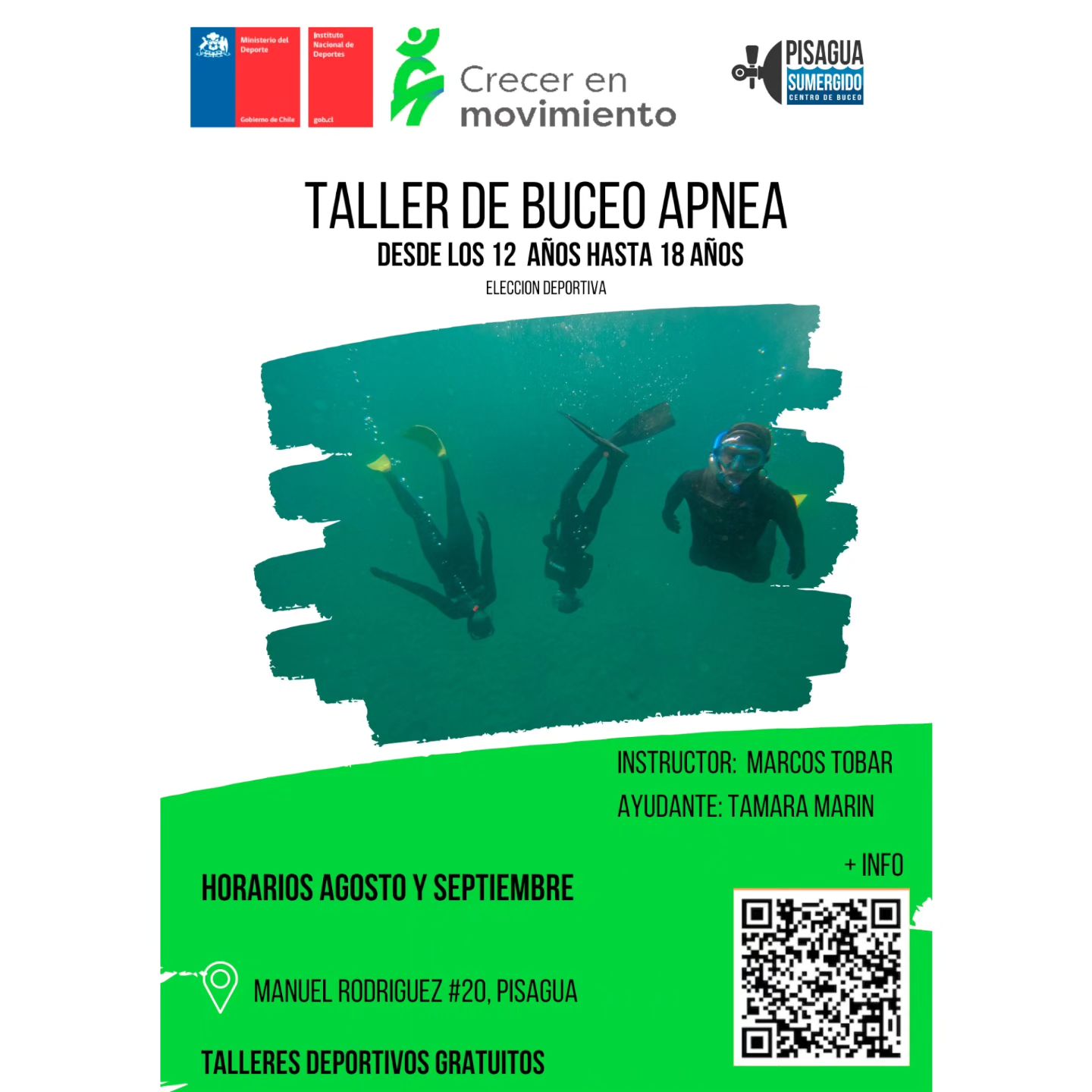 Taller Buceo Apnea
