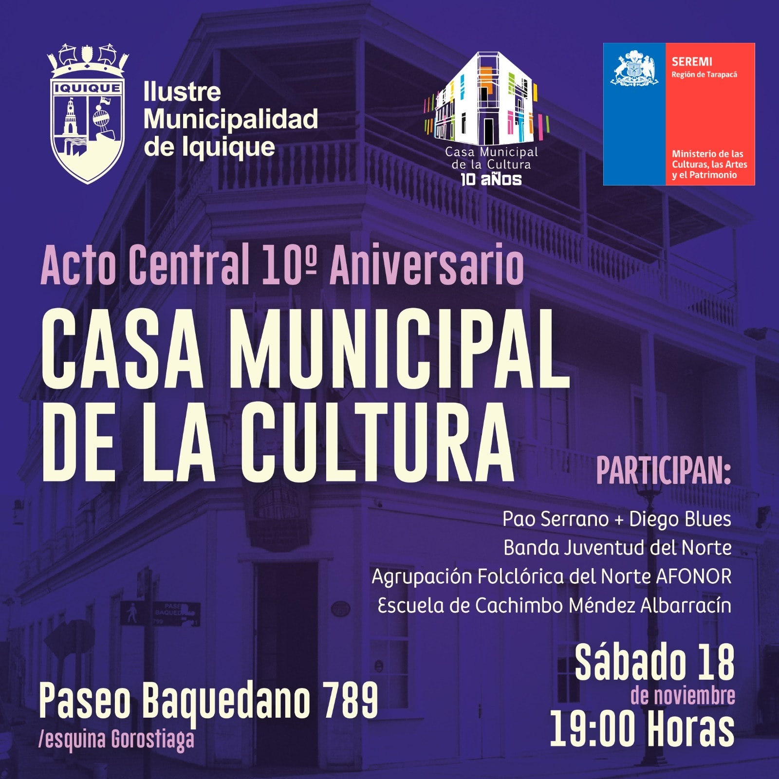 10 Aniversario Casa Municipal de la Cultura