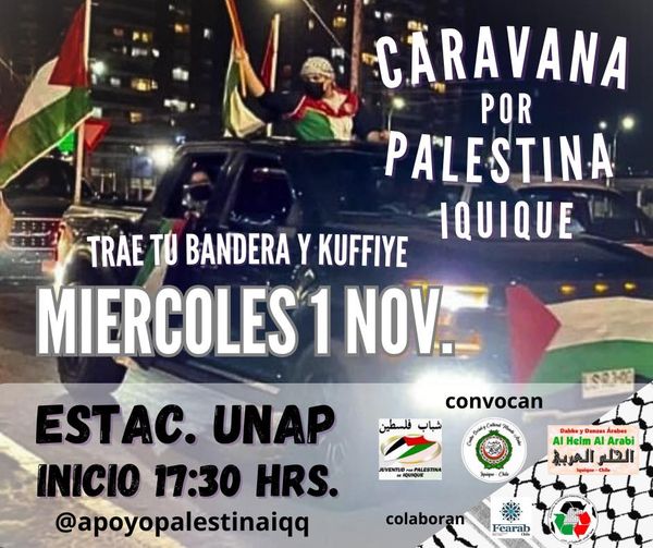 Caravana por Palestina Iquique