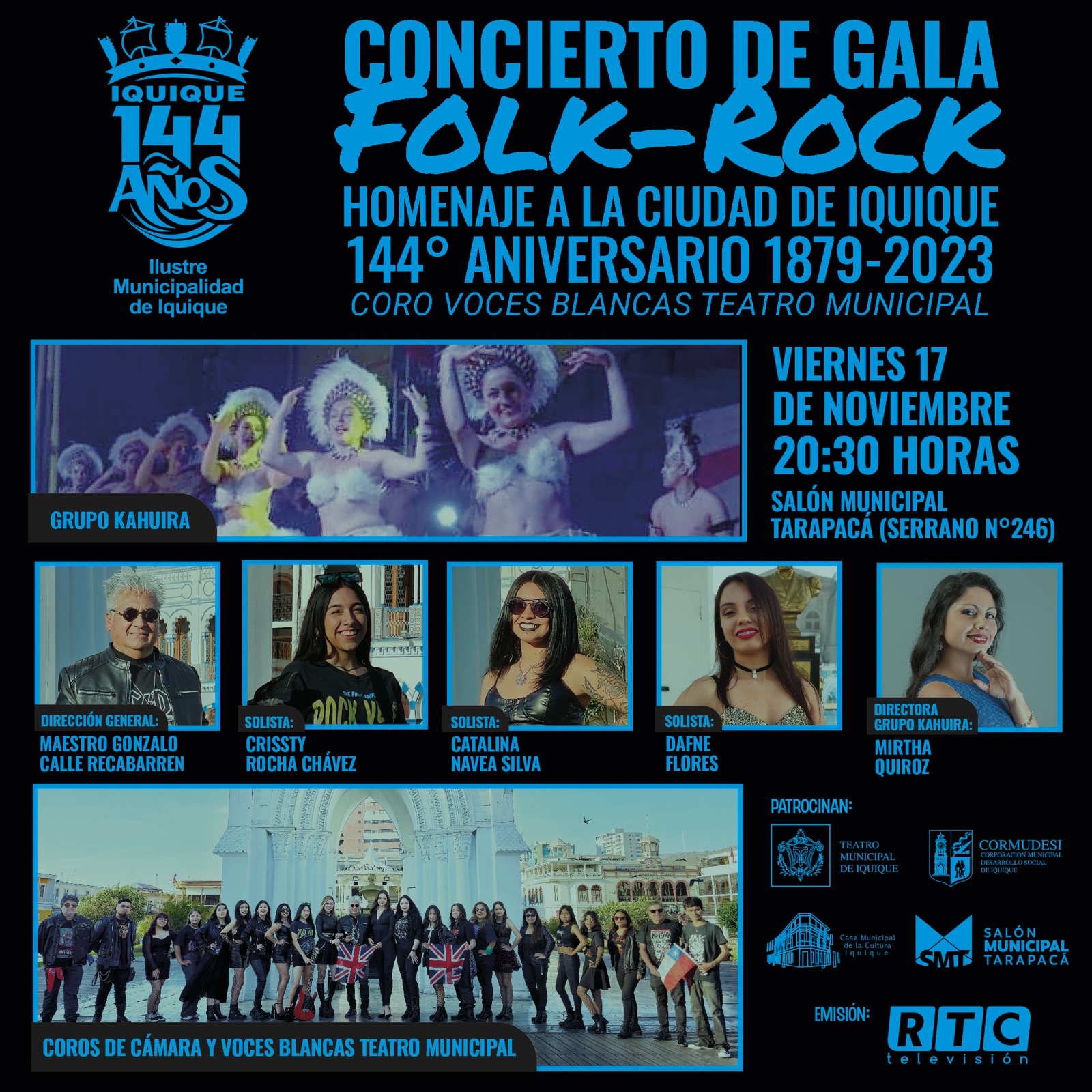 Concierto de Gala Folk-Rock Iquique