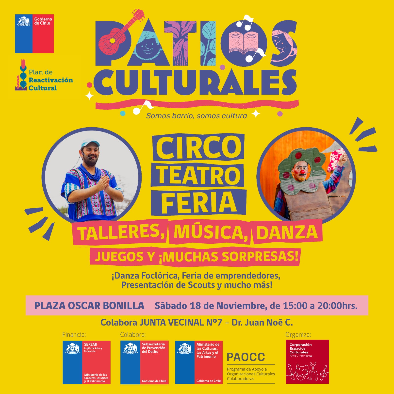 Patios Culturales Circo Teatro Feria