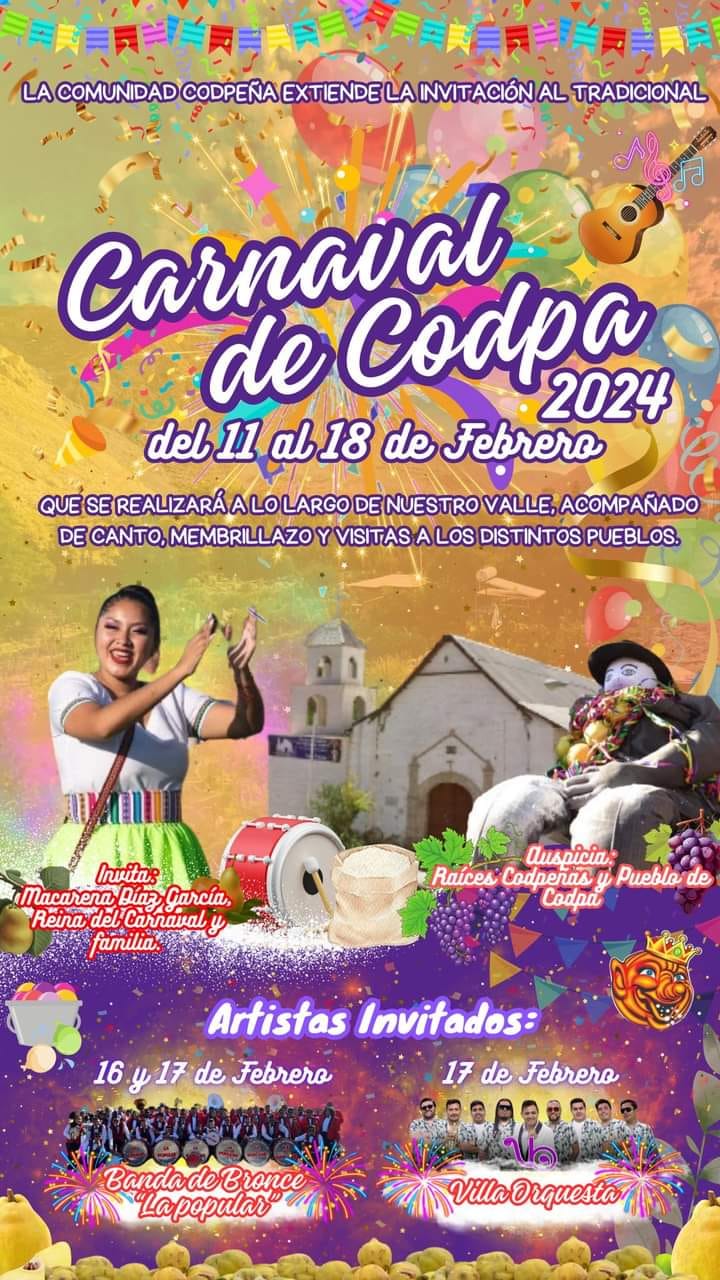 Carnaval de Codpa 2024