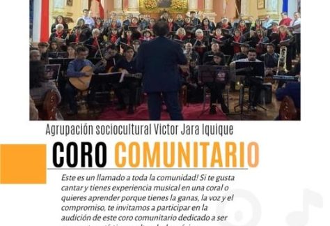 Audiciones Coro Comunitario Victor Jara