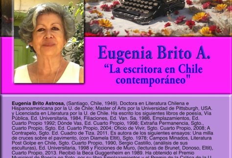 Desierto florido de la escritura Eugenia Brito