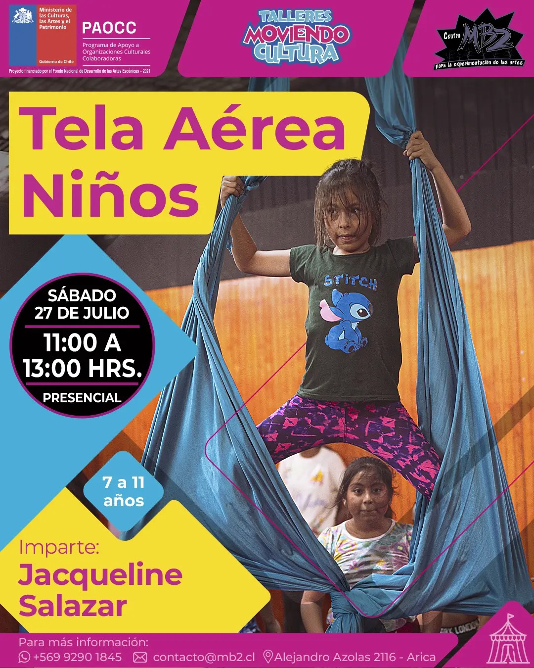 Tela Aérea Niños