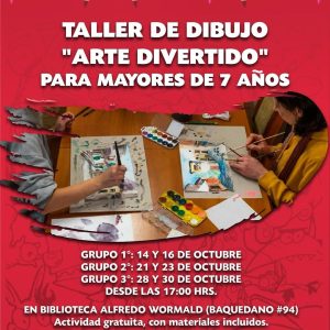 Taller de Dibujo y pintura “Arte Divertido”