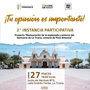2da Instancia participativa La Tirana