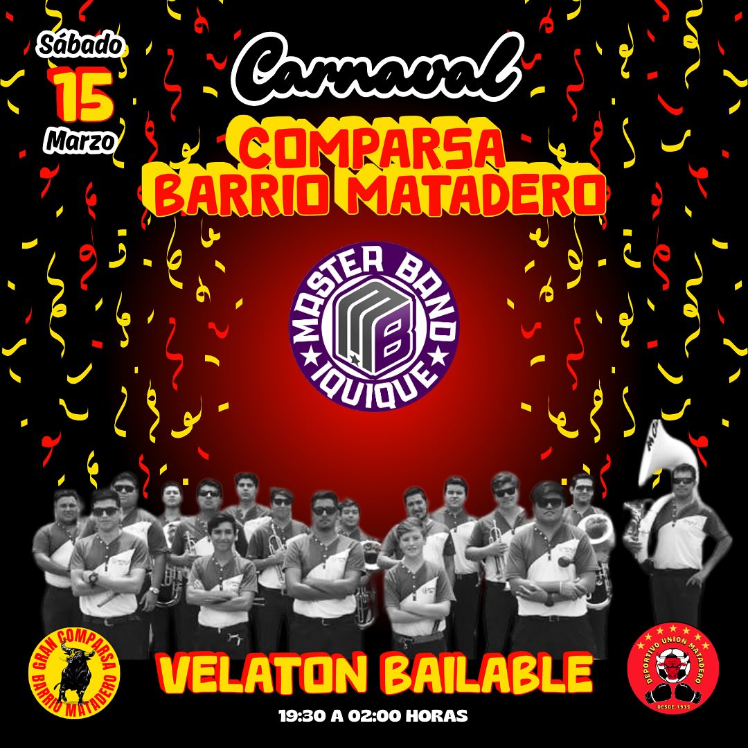 Carnaval Comparsa Barrio Matadero Master Band iquique