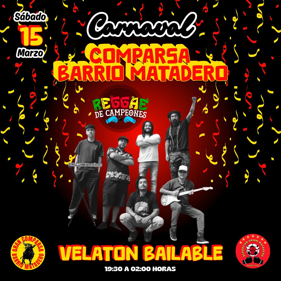 Carnaval Comparsa Barrio Matadero Reggae de campeones
