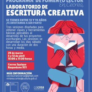 Inscripcion a laboratorio de Escritura Creativa