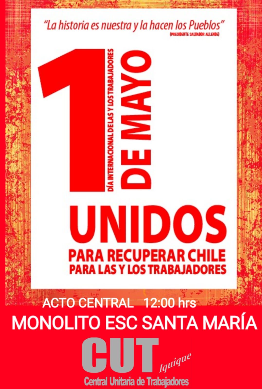 Acto por el Día de las y los Trabajadores