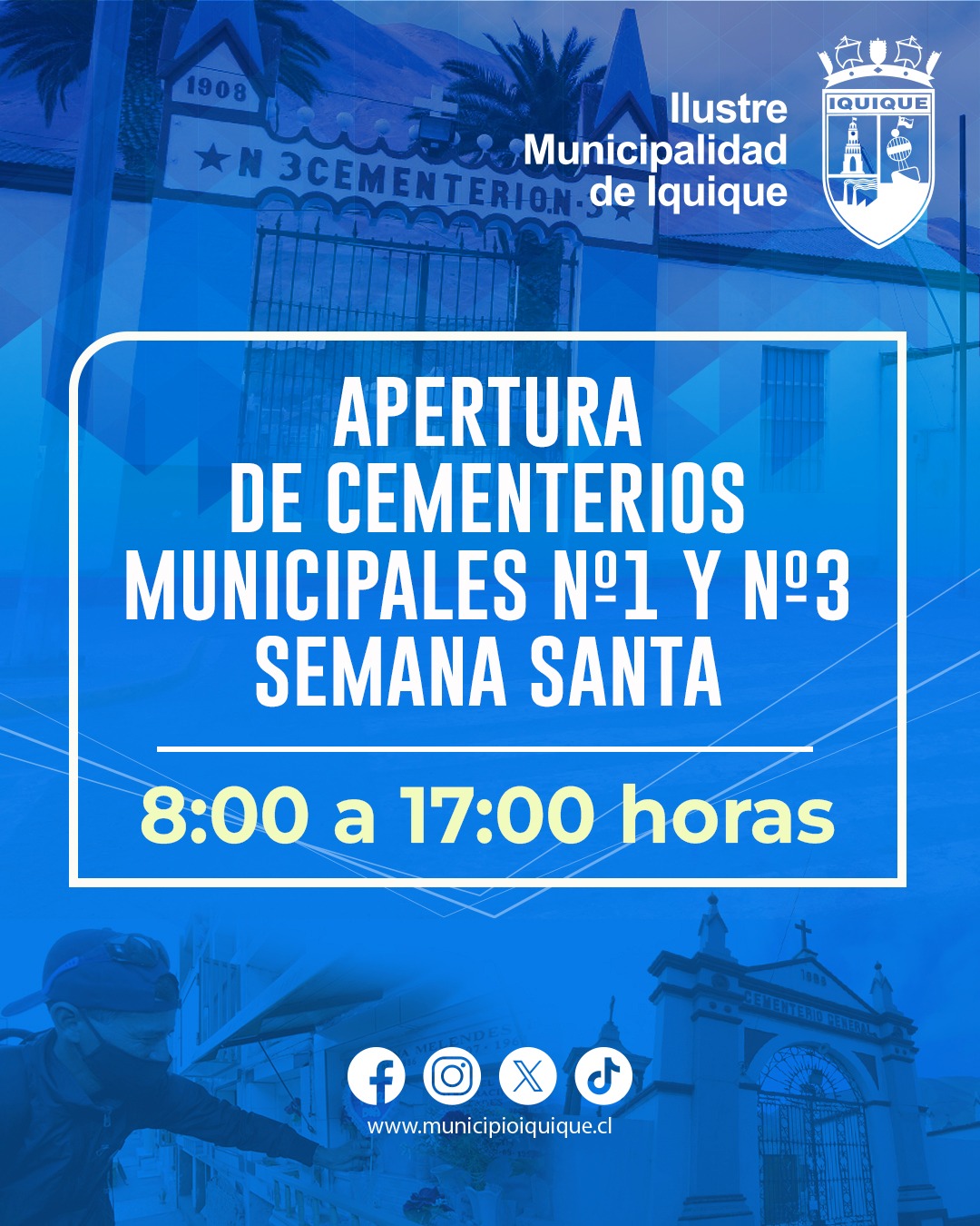 Apertura de Cementerios en Semana Santa 2025