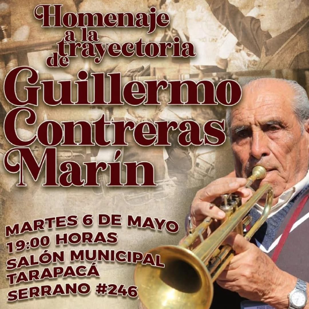 Homenaje a la trayectoria de Guillermo Contreras Marín