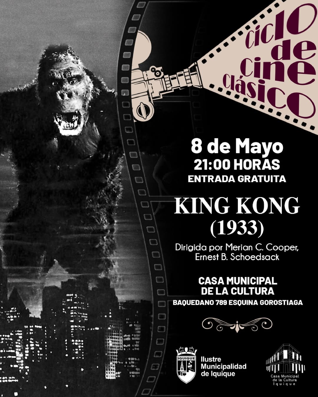Ciclo de Cine Clásico King Kong