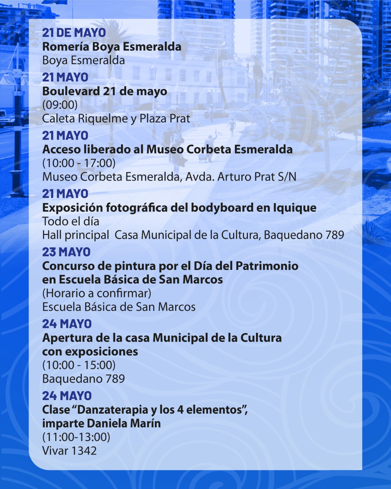 Mayo Mes del Mar en Iqique 2025