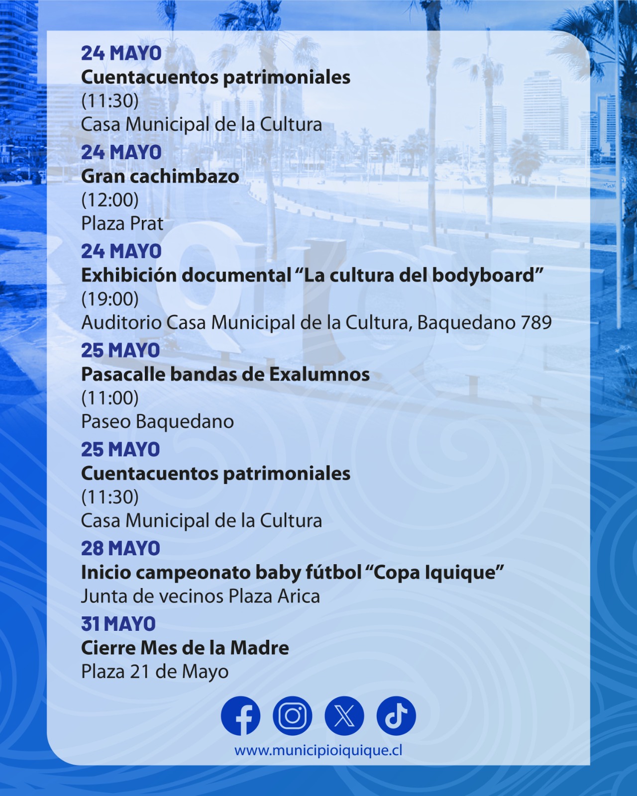 Mayo Mes del Mar en Iqique 2025