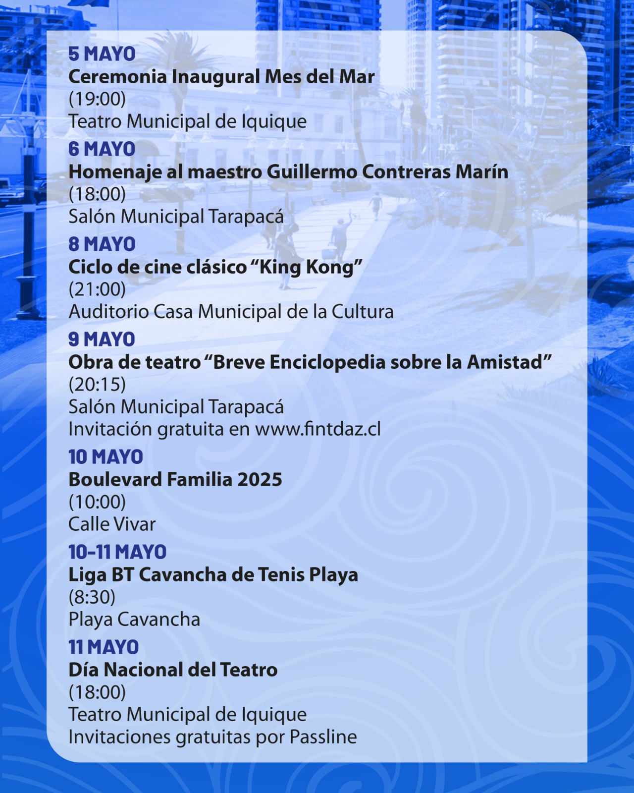 Mayo Mes del Mar en Iqique 2025