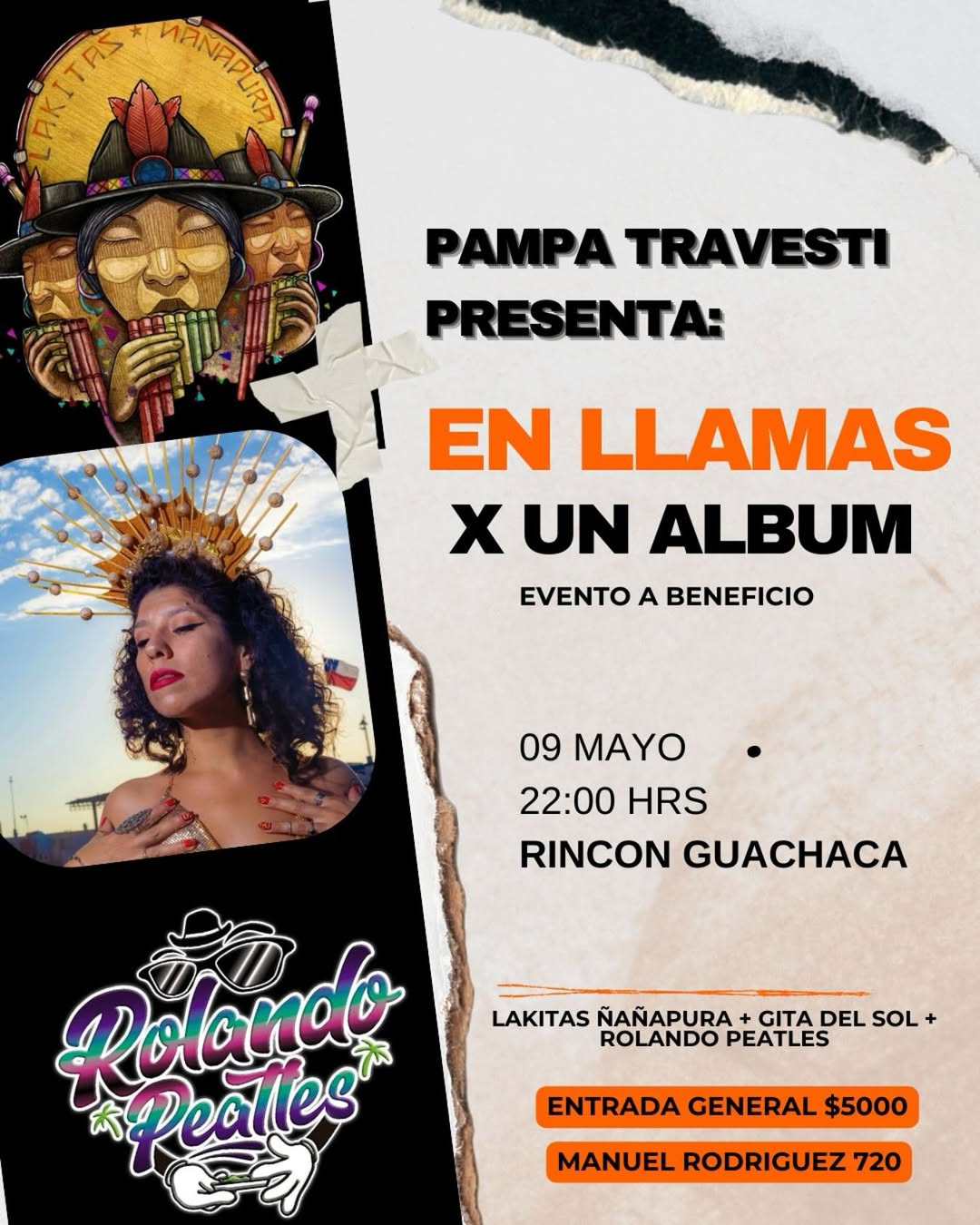 Pampa Travesti en llamas x un album