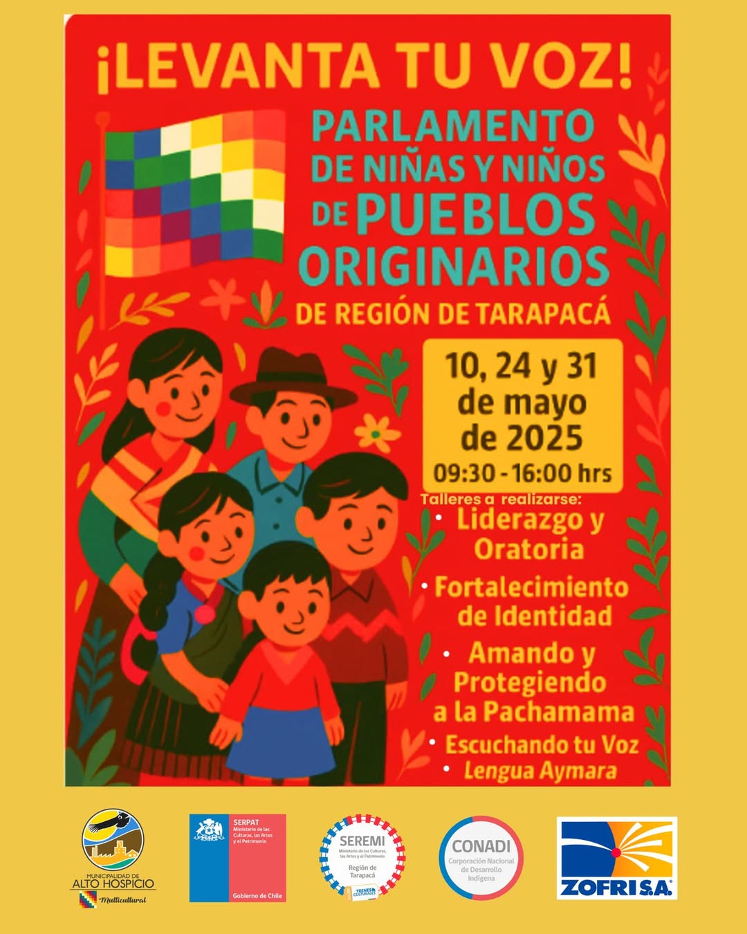 Parlamento de Niñas y Niños de pueblos orignarios Tarapacá