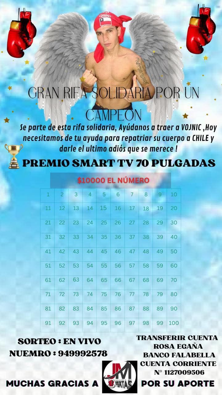 Gran Rifa Solidaria por un campeón
