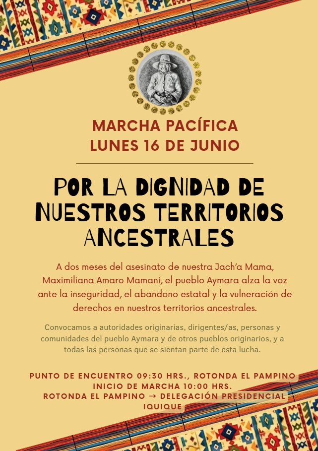 Marcha Por la dignidad de nuestros territorios ancestrales