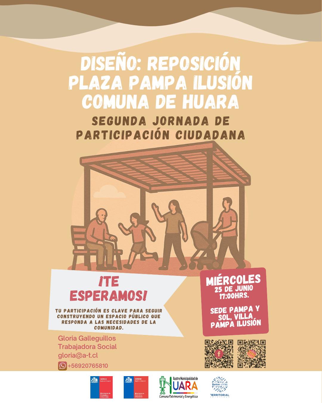 Reposición Plaza Pampa Ilusión Comuna de Huara 2025
