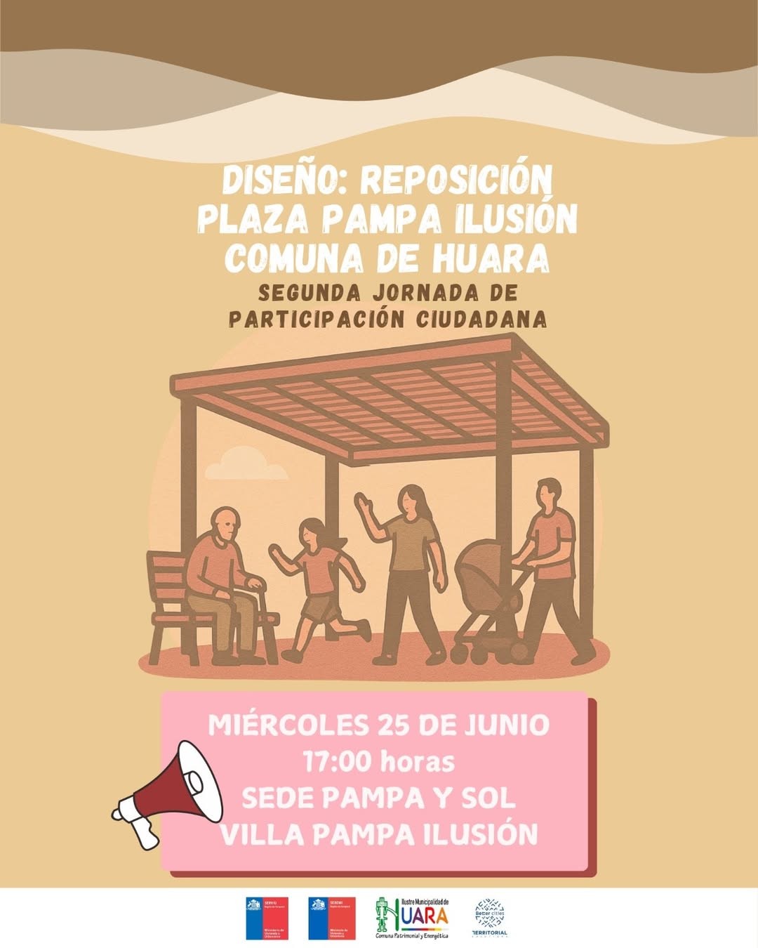 Reposición Plaza Pampa Ilusión Comuna de Huara