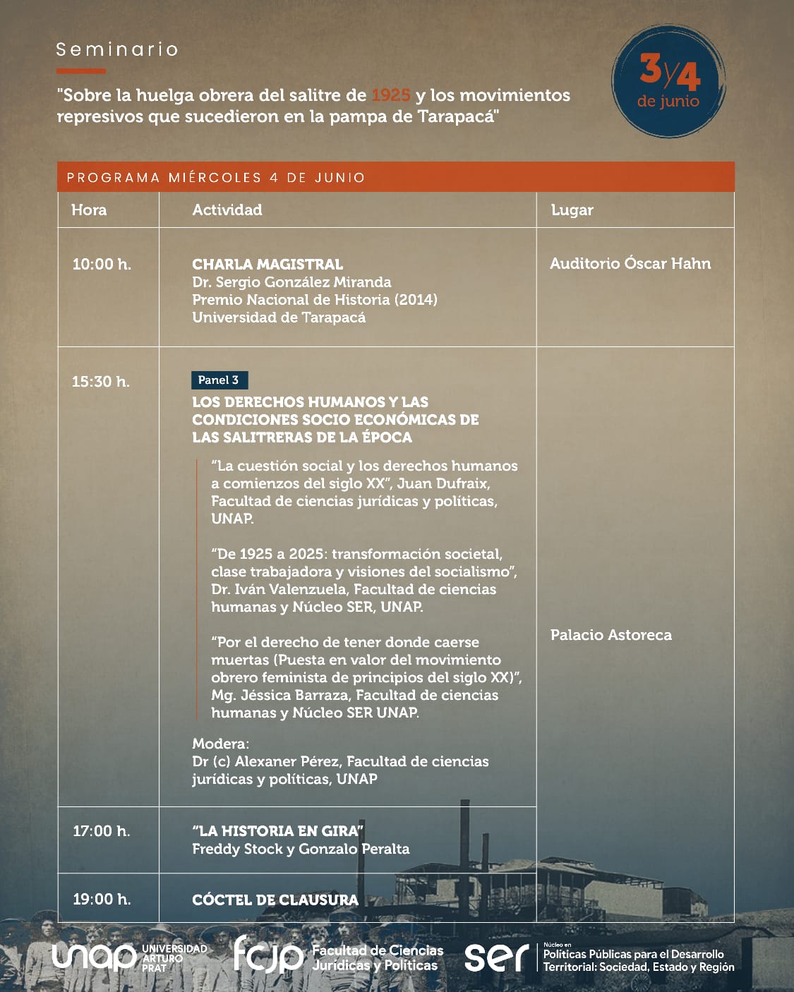 Seminario Sobre la huelga obrera del salitre de 1925 4