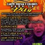 Canto, poesía y colores para la Pily