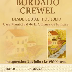 Muestra de Bordado Crewel