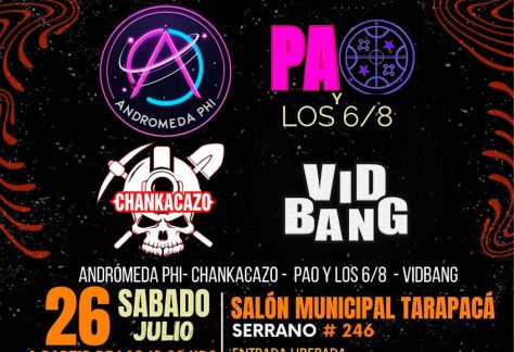 Sesiones EMT: Andrómeda Phi, Chankacazo, Pao y Los 6/8, y Vidbang